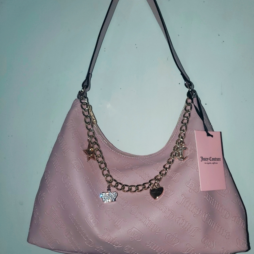 NWT Juicy Couture Pink Hobo Purse